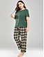 cheap Best Selling Plus Size-Women&#039;s Cotton Blend Suits XL Green