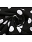 abordables Robes Maxi-Robe longue maxi Femme Robe de Mousseline Demi Manches Eté Printemps Automne - chaud Décontractées Imprimer Pois Col Rond 2022 Noir XL XXL 3XL