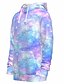 preiswerte Hoodies-Herren Grafik Batik 3D Pullover Hoodie Sweatshirt 3D-Druck Täglich Grundlegend Kapuzenpullover Sweatshirts Blau