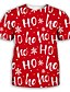 abordables T-shirts de Noël-Homme T-shirt Impression 3D Graphique Imprimé Manches Courtes Halloween Hauts Exagéré Arc-en-ciel