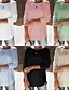 cheap Hoodies &amp; Sweatshirts-Women&#039;s Sweatshirt Pullover Pure Color Crew Neck Solid Color Sport Athleisure Sweatshirt Top Long Sleeve Warm Soft Comfortable Everyday Use Daily Exercising / Winter
