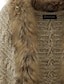 cheap Plus Size Outerwear-Basic Women&#039;s Solid Color Plain Knitted Acrylic Fibers Cardigan Long Sleeve Sweater Cardigans Fall Winter V Neck Beige