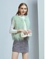cheap Furs &amp; Leathers-Women&#039;s Vest Spring &amp;  Fall Daily Short Coat Regular Fit Basic Jacket Sleeveless Tie Dye Purple Light Green