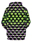 billige Hoodies-Herre Hattetrøje Rød Blå Lilla Grøn Hætte Geometrisk 3D 3D-udskrivning Plusstørrelser Designer Basale Efterår Tøj Hættetrøjer Sweatshirts Langærmet