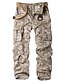 billige Pants-men&amp;amp;forstærker; # 39; s vilde lastbukser, militærhær camoflage afslappet arbejdskampbukser med 8 lommer 5337 khaki 42