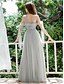 cheap Party Dresses-Women&#039;s A Line Dress Maxi long Dress Light gray Sleeveless Solid Color Sequins Fall Spring Round Neck Elegant Formal Party Slim 2021 S M L XL XXL