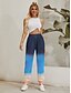 cheap Graphic Chic-Women&#039;s Basic Sports Daily Jogger Pants Multi Color Full Length Patchwork Purple