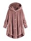cheap Coats &amp; Trench Coats-Women&#039;s Coat Solid Colored Basic Spring &amp;  Fall Long Coat Daily Long Sleeve Jacket Blushing Pink
