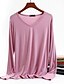cheap Hoodies &amp; Sweatshirts-Women&#039;s T shirt Solid Colored Long Sleeve V Neck Basic Tops White Black Red
