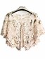 cheap Furs &amp; Leathers-women&#039;s 1920s shawl beaded sequin deco evening cape bolero flapper cover up tops(green,freesize)