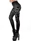 cheap HALLOWEEN-Women&#039;s Exaggerated Breathable Leggings Slim Halloween Pants Plants Ankle-Length Print High Waist Black