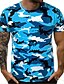 preiswerte Herren T-Shirts &amp; Tank Tops-Herren T Shirt Hemd Rundhalsausschnitt camuflaje nicht druckbar Kurzarm Bekleidung Muskel