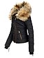 cheap Down&amp; Parkas-Woman&#039;s Casual Daily Zipper Puffer Jacket
