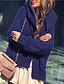 abordables Cardigans-Femme Cardigan Plein Couleur unie Tricoté basique Longue Manches Longues Pull Cardigans Automne Printemps Capuche Ouvrir le devant Jaune Rose Claire Vin