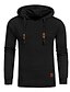 cheap Hoodies-Men&#039;s Hoodie Solid Color Sports &amp; Outdoor Casual Cool Clothing Apparel Hoodies Sweatshirts  Long Sleeve khaki Light Gray