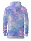 cheap Hoodies-Men&#039;s Graphic Tie Dye 3D Pullover Hoodie Sweatshirt 3D Print Daily Basic Hoodies Sweatshirts  Blue