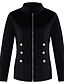 cheap Jackets-Women&#039;s Jacket Fall Spring Summer Street Daily Valentine&#039;s Day Regular Coat Stand Collar Windproof Warm Regular Fit Business Active Casual Jacket Long Sleeve Solid Color Black Red Navy Blue