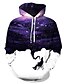 cheap Hoodies-Unisex 3D Ink Painted Hooded Sweatshirt with Pockets