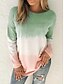 cheap Hoodies &amp; Sweatshirts-Women&#039;s Tie Dye Pullover Sweatshirt Other Prints Daily Going out Basic Casual Hoodies Sweatshirts  Blue Purple Gray