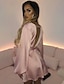 cheap Bodycon Dresses-Women&#039;s A Line Dress Short Mini Dress Blushing Pink Black Long Sleeve Solid Color Backless Bow Fall V Neck Hot Sexy Lantern Sleeve Slim 2021 S M L XL