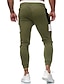 abordables Pants-Homme Joggings Toute la longueur Pantalon du quotidien Avec motifs Taille médiale Des sports Mince Noir Vert Rouge Blanche S M L XL