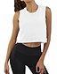 cheap Tank Tops-Women&#039;s Tank Top Plain Solid Color Round Neck Casual Tops Cotton White Black Pink
