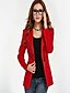 cheap Blazers-Women&#039;s Coat Pocket Solid Color Basic Long Sleeve Coat Street Fall Winter Regular Jacket A / Daily / Casual