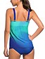cheap Tankini-Women&#039;s Tankini Swimsuit Blue Royal Blue Swimwear Padded Strap Bathing Suits