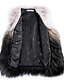 cheap Furs &amp; Leathers-Women&#039;s Color Block Basic Fall &amp; Winter Vest Long Daily Sleeveless Faux Fur Coat Tops Gray