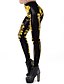 abordables HALLOWEEN-Femme Exagéré Respirable Halloween Leggings Pantalon Fleur 3D Crânes Toute la longueur Imprimé Noir