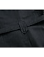 cheap Sale-Men&#039;s Trench Coat Overcoat Winter Daily Long Coat Notch lapel collar Shirt Collar Simple Casual Jacket Long Sleeve Buckle Solid Colored Gray Black / Cotton