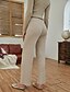 cheap Pants-Women&#039;s Basic Drawstring Chinos Full Length Pants Micro-elastic Daily Solid Colored Mid Waist Outdoor Slim Khaki S M L XL