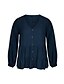 preiswerte Tops in Übergröße-Damen Hemd Bluse Wein Einfarbig Gefaltet Patchwork Langarm Täglich Basic V Ausschnitt Übergrössen Übergrössen