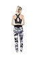 abordables Pants-Femme Sportif Yoga Respirable Des sports Quotidien Joggings Pantalon Camouflage Cheville Noir Violet Rose Claire Arc-en-ciel Gris