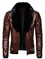 cheap Best Sellers-men&#039;s zipper removable fur collar jacket, vintage steam pocket punk gothic retro coat