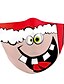 abordables Bandana de Noël-Couvre-visage Homme Polyester Taille unique Rouge 1 pc / paquet Adultes Anti UV Quotidien Punk et gothique Toutes les Saisons