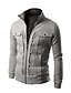 billige Best Sellers-herrejakke, 2017 mænds mode slank designet revers cardigan jakke jakke outwear (m, sort)
