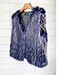 cheap Furs &amp; Leathers-Women&#039;s Vest Spring &amp;  Fall Daily Regular Coat Regular Fit Basic Jacket Sleeveless Tie Dye Navy Blue