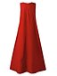 cheap Casual Dresses-Women&#039;s Swing Dress Maxi long Dress Black Red Yellow Sleeveless Print Patchwork Summer V Neck Hot Casual Vintage vacation dresses Cotton 2021 M L XL XXL 3XL 4XL