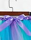 preiswerte Röcke &amp; Shorts für Mädchen-Kinder Mädchen Rock Kindertag Blau Meerjungfrau mit Schnürung Gitter Schleife Farbblock Aktiv