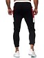 cheap Pants-Men&#039;s Sweatpants Full Length Pants Daily Patterned Mid Waist Sports Slim Black Green Red White S M L XL