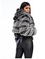 cheap Coats &amp; Trench Coats-Women&#039;s Faux Fur Coat Teddy Coat Sherpa jacket Fur Trim Short Asian Size Coat White Black Gray Army Green Silver Wedding Elegant Zipper Fall Hoodie Loose S M L XL XXL 3XL / Daily / Thermal Warm