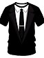 billige Tank Tops-Herre Skjorte T-shirt T-Shirts Grafisk Rund hals Sort Hvid Gul Blå Grøn 3D-udskrivning Plusstørrelser Afslappet Daglig Kortærmet Trykt mønster Tøj overdrevet Designer Basale Stor og høj