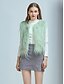 cheap Furs &amp; Leathers-Women&#039;s Vest Spring &amp;  Fall Daily Short Coat Regular Fit Basic Jacket Sleeveless Tie Dye Purple Light Green