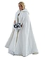 cheap Furs &amp; Leathers-thicken wedding cloak faux fur winter robes hooded bride capes with armhole