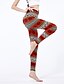 preiswerte Tiere-Damen Sport Yoga Komfort Draussen Weihnachten Leggins Hose Druck Knöchellänge Blau Purpur Orange