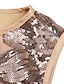 cheap Party Dresses-Women&#039;s A Line Dress Midi Dress Khaki Sleeveless Floral Solid Color Print Fall Spring Round Neck Hot Elegant 2021 M L XL XXL 3XL