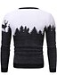 cheap Christmas Sweaters-Men&#039;s Pullover Geometric Animal Christmas Long Sleeve Sweater Cardigans Winter Crew Neck Black Red Navy Blue