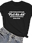 cheap Women&#039;s T-shirts-Women&#039;s T shirt Tee 100% Cotton Casual Daily Basic Short Sleeve Crew Neck Black Spring &amp; Summer