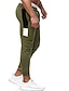 abordables Pants-Homme Joggings Toute la longueur Pantalon du quotidien Avec motifs Taille médiale Des sports Mince Noir Vert Rouge Blanche S M L XL